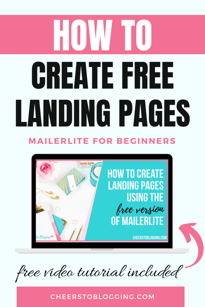 how to create free landing pages mailerlite