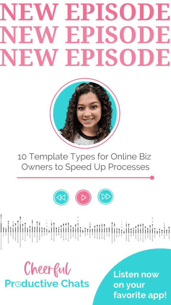  Template Types for Online Biz Owners to Speed Up Processes pin graphic